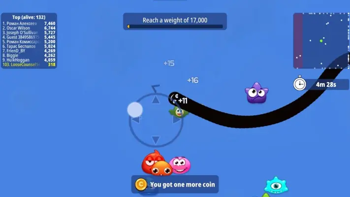 Worm Hunt - Battle Arena android App screenshot 9