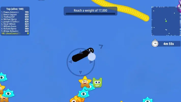 Worm Hunt - Battle Arena android App screenshot 4