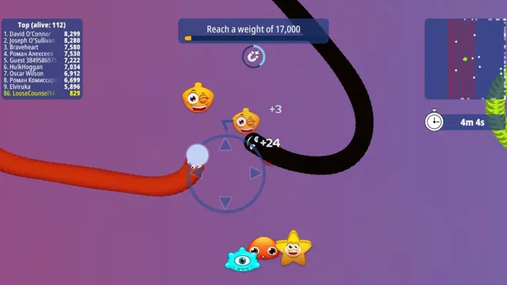 Worm Hunt - Battle Arena android App screenshot 6